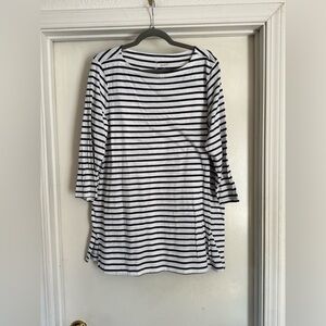 NWOT Duluth Boat Neck Stripe Shirt